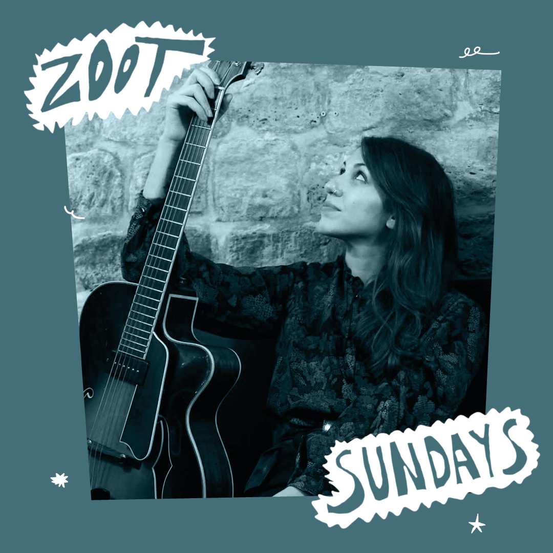 Concert poster for Katia Schiavone Trio / Zoot Sundays