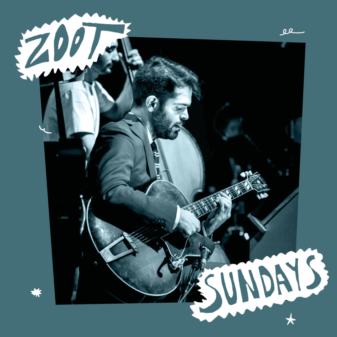 Concert poster for Clément Trimouille Trio / Zoot Sundays!