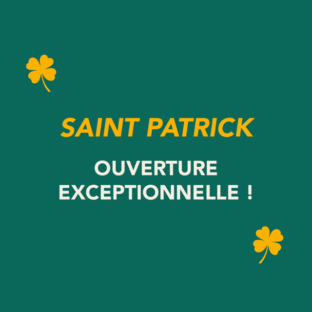Concert poster for St Patrick / Entrée Libre ! Jam session Indie Pop